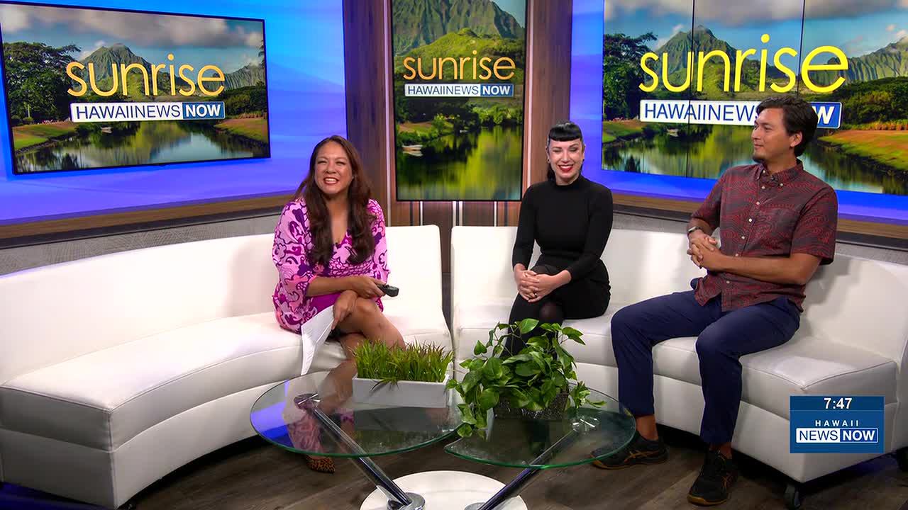 Hawaii Tech Week interview on the Hawaii News Now Sunrise set.