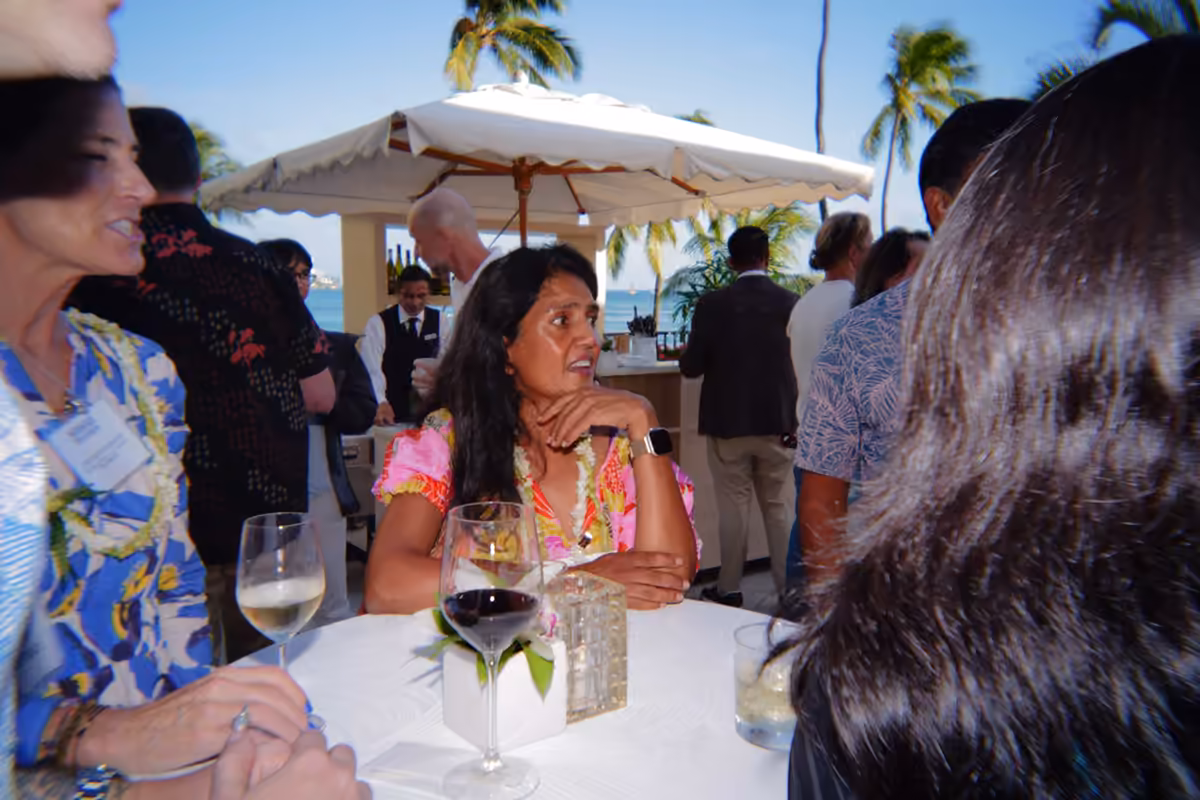 A candid moment during Hawaii Tech Week 2026.