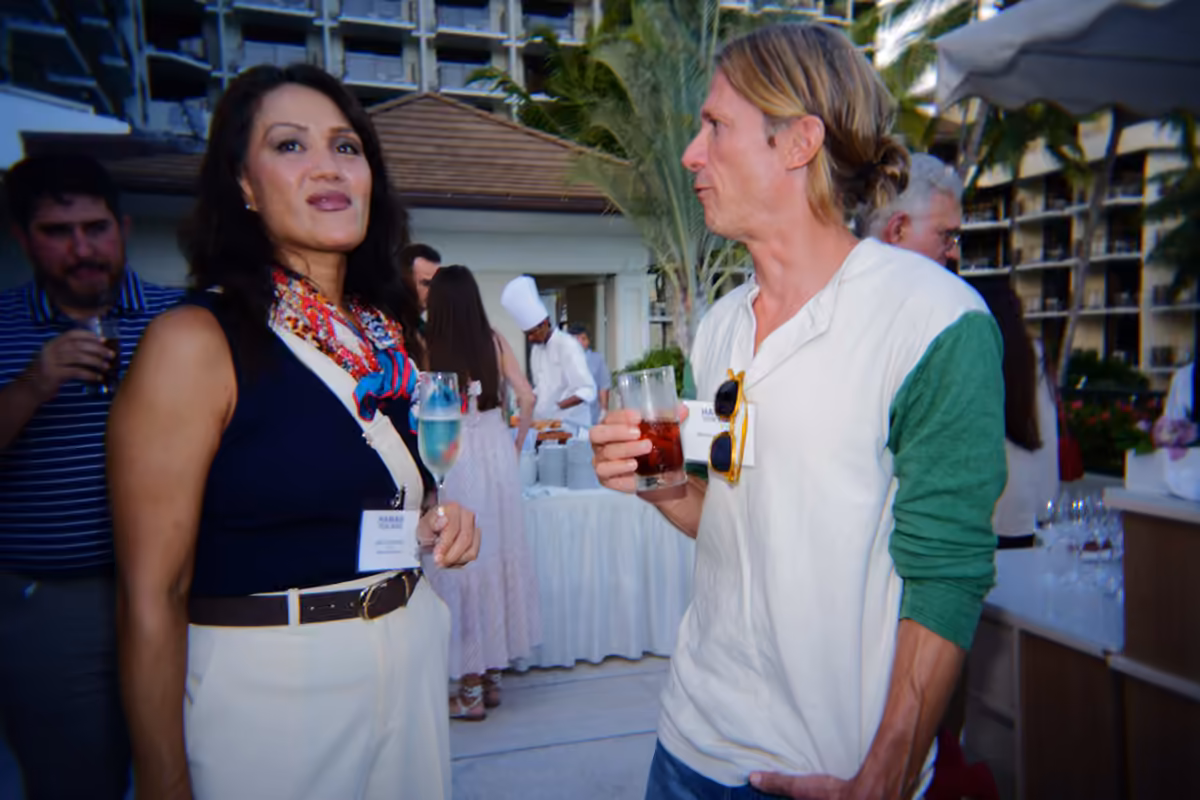 A candid moment during Hawaii Tech Week 2026.