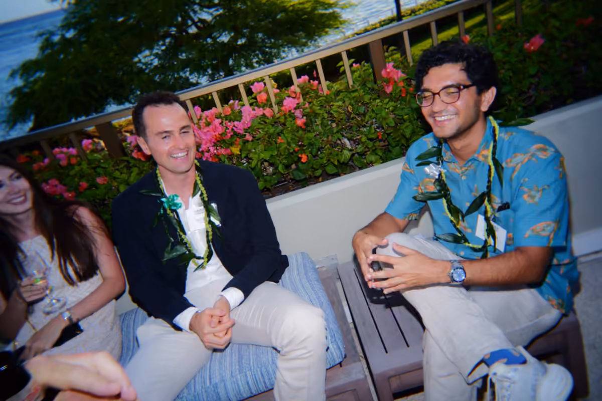 A candid moment during Hawaii Tech Week 2026.