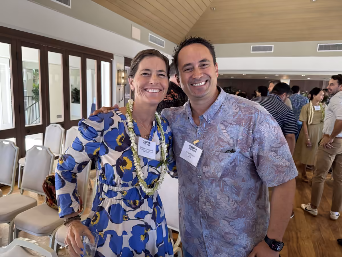 A candid moment during Hawaii Tech Week 2026.