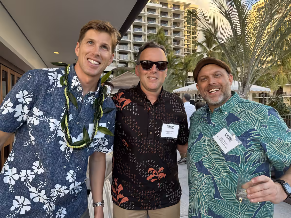 A candid moment during Hawaii Tech Week 2026.