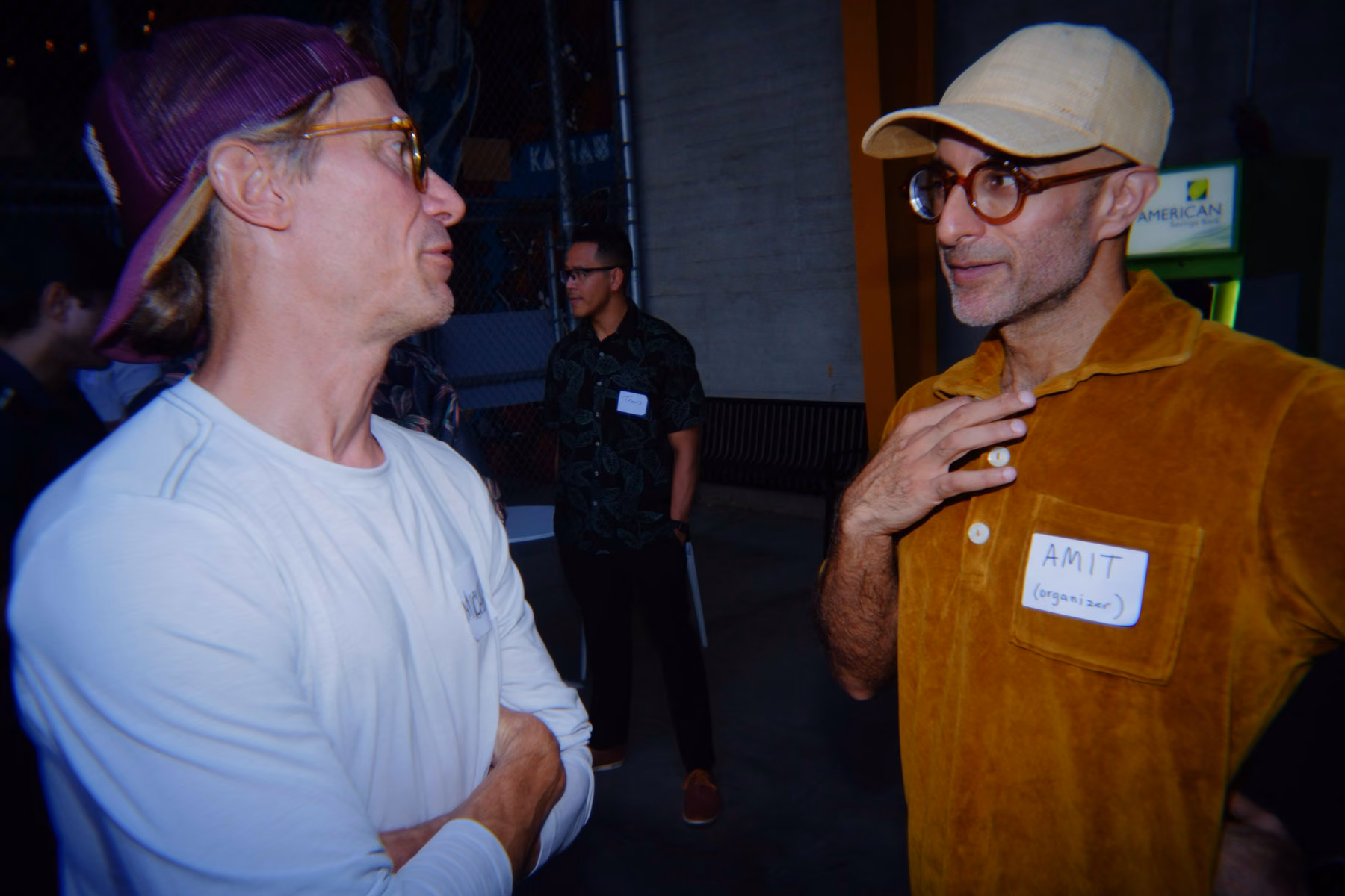 A candid moment at Hawaii Founders Coffee.