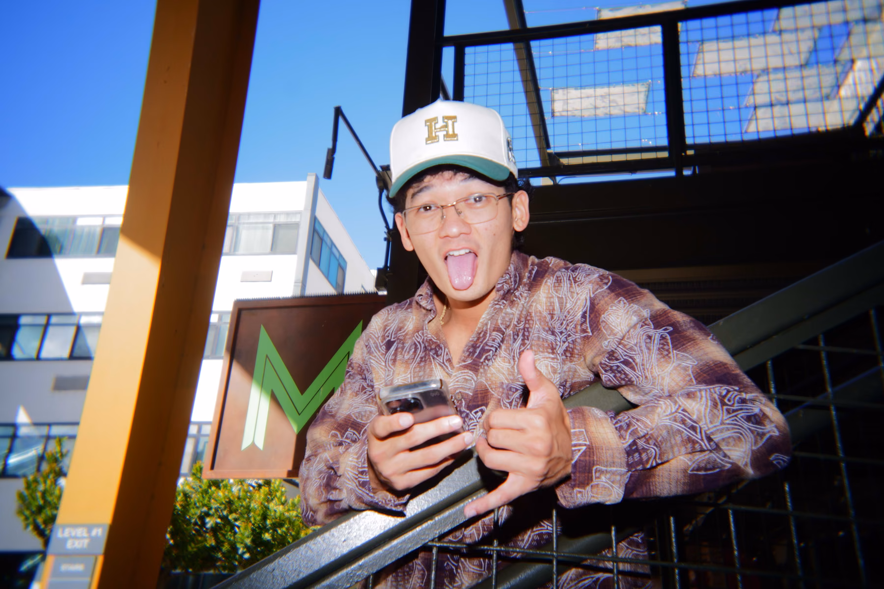 A candid moment at Hawaii Founders Coffee.