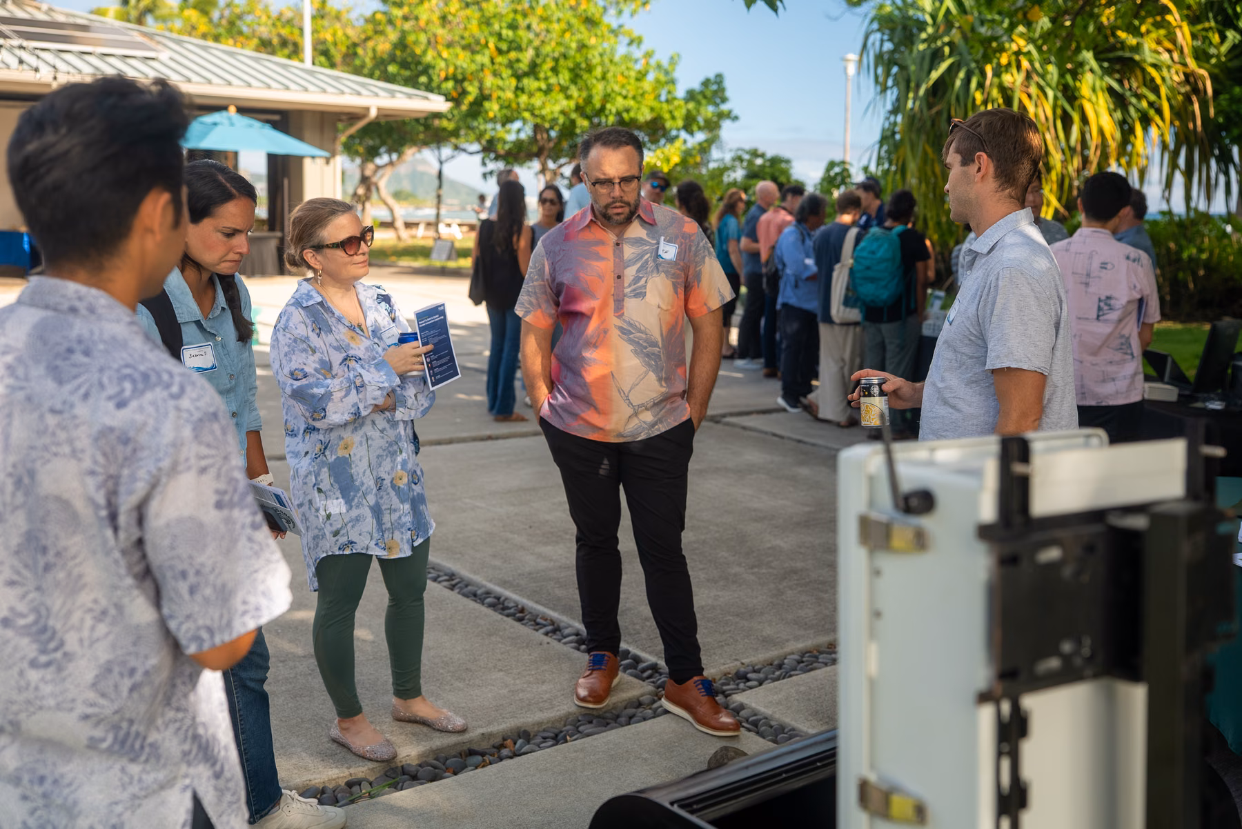 A candid moment during Hawaii Tech Week 2026.