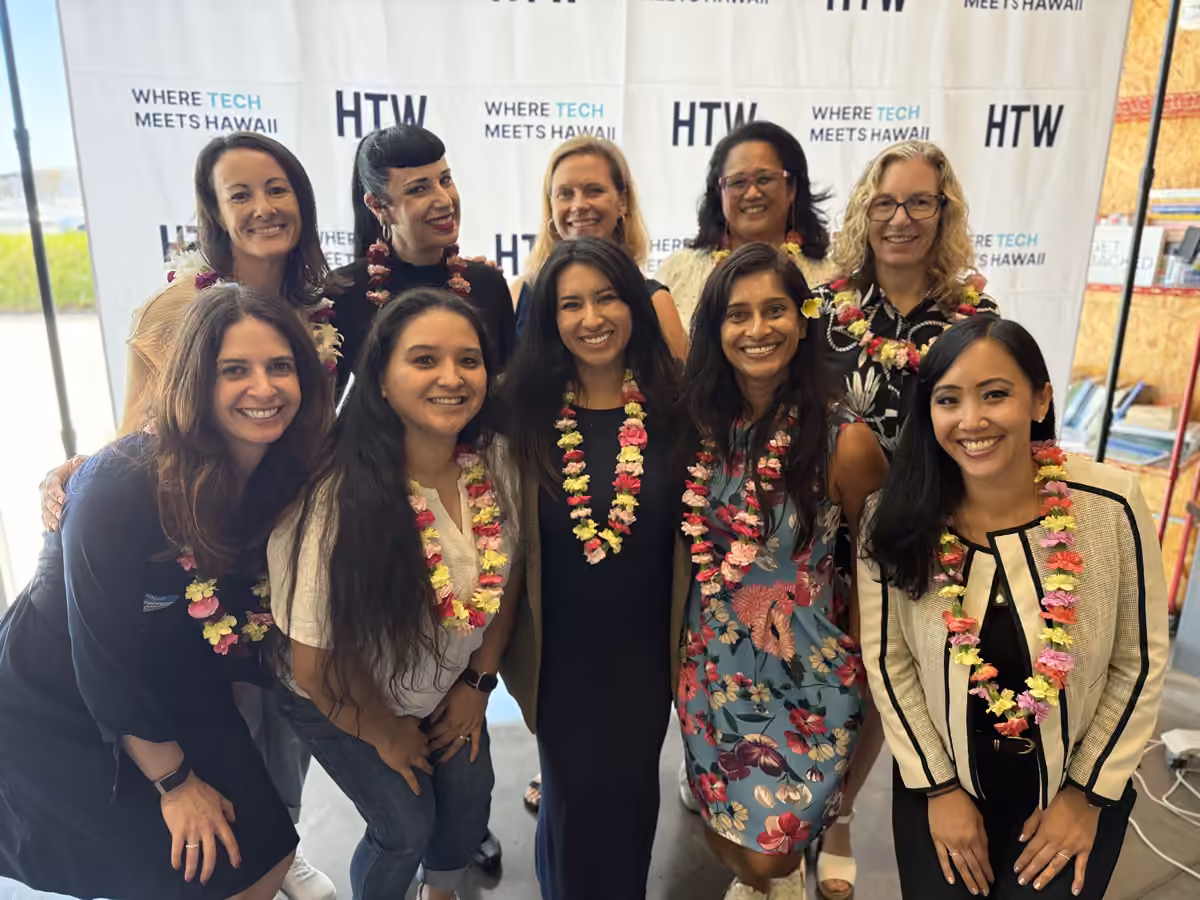 A candid moment during Hawaii Tech Week 2026.