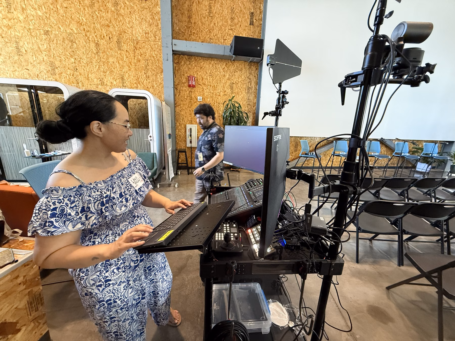 A candid moment during Hawaii Tech Week 2026.