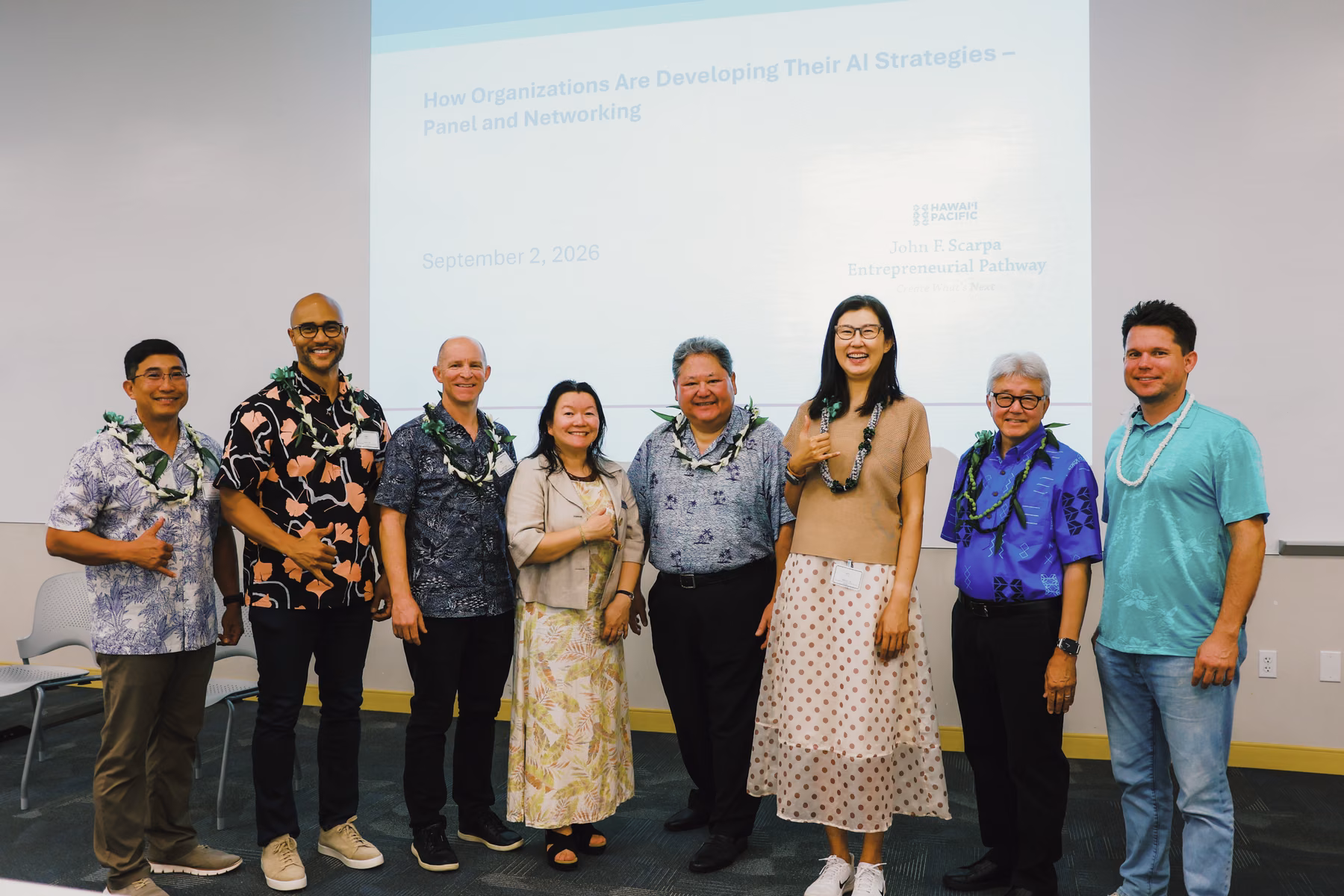 A candid moment during Hawaii Tech Week 2026.