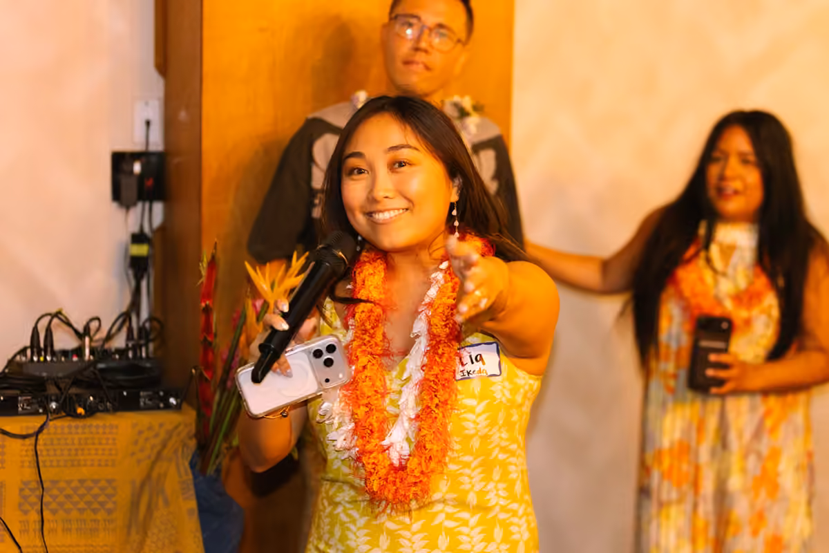 A candid moment during Hawaii Tech Week 2026.