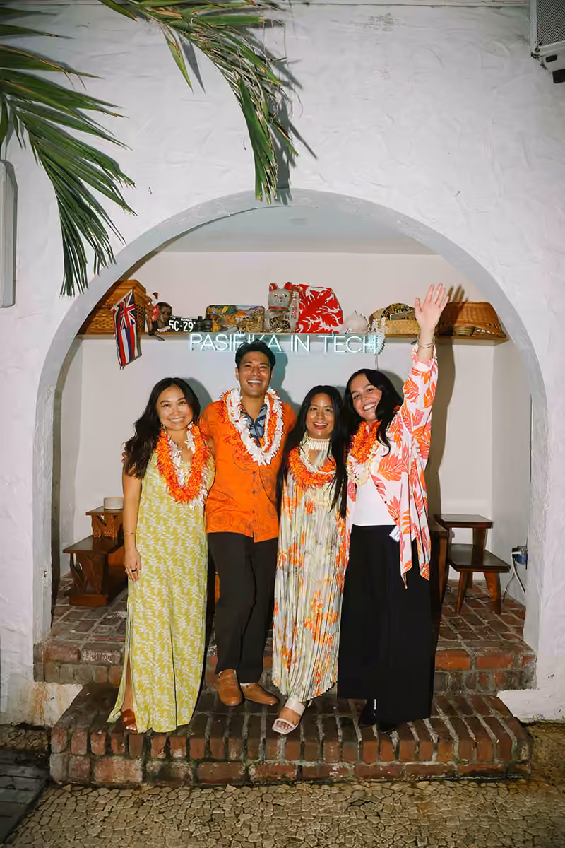 A candid moment during Hawaii Tech Week 2026.